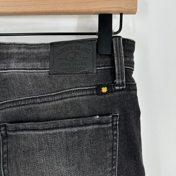 Lucky Brand Jeans Mid Rise Ava Skinny Black Wash Womens Denim 4 / 27 - Picture 5 of 10